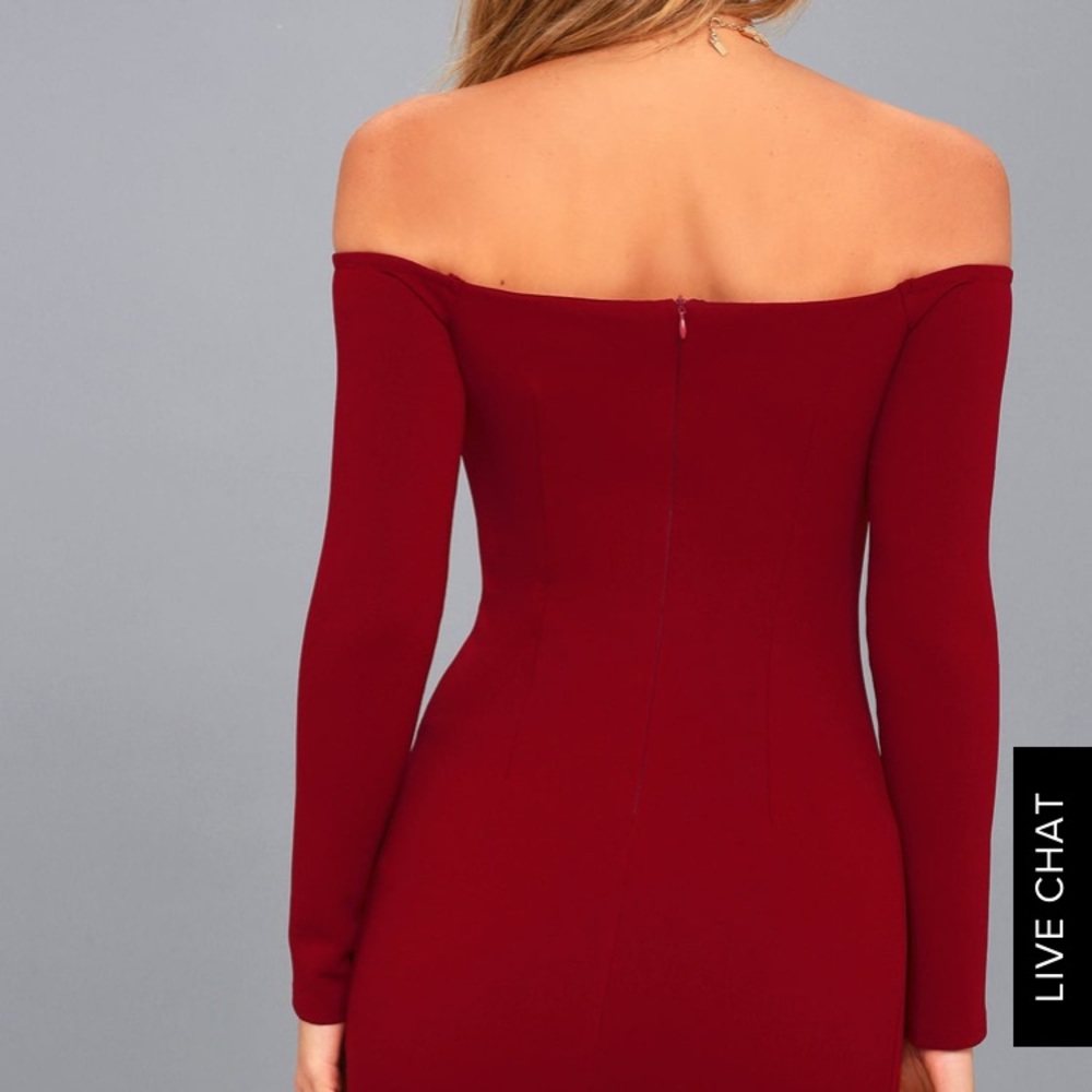 Lulus Off Shoulder Dress - Picture 4 of 5